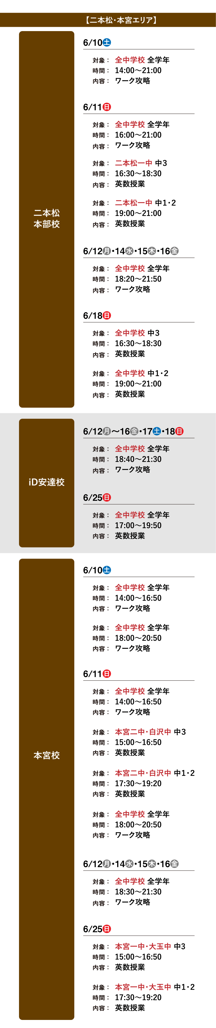 二本松・本宮エリア